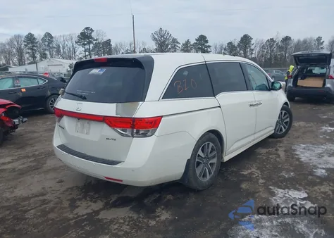 2014 Honda Odyssey Touring/Touring Elite z USA, uszkodzony, nr VIN 5FNRL5H92EB018703